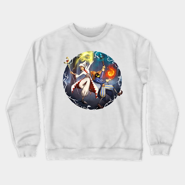 Mage battle Crewneck Sweatshirt by Marcus Gilroy